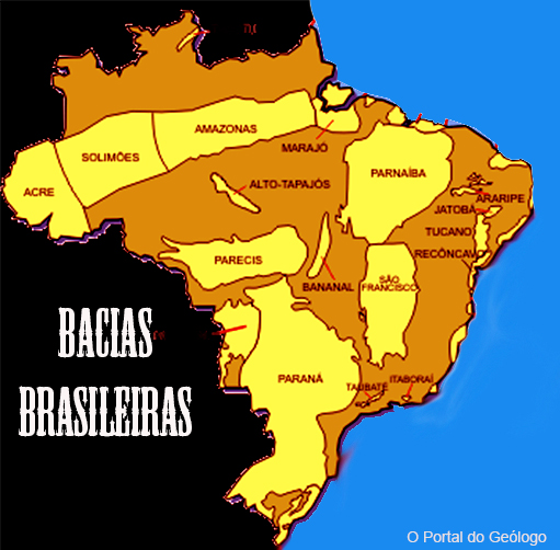 Principais bacias sedimentares brasileiras