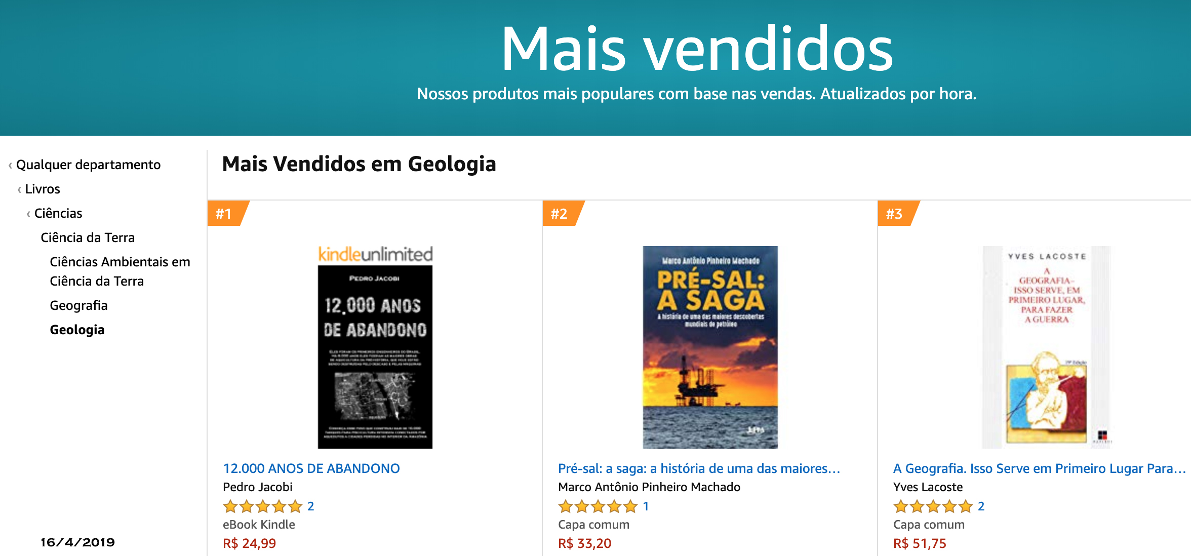 Primeiro Geologia