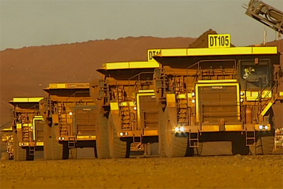 Fortescue caminhões